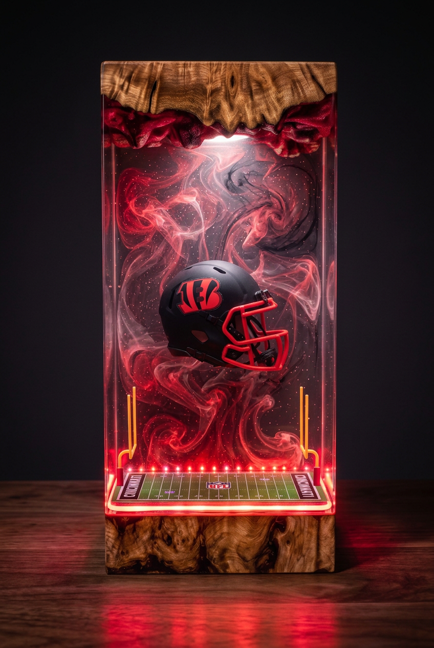 Cincinnati Bearcats NCAA Resin Lamp