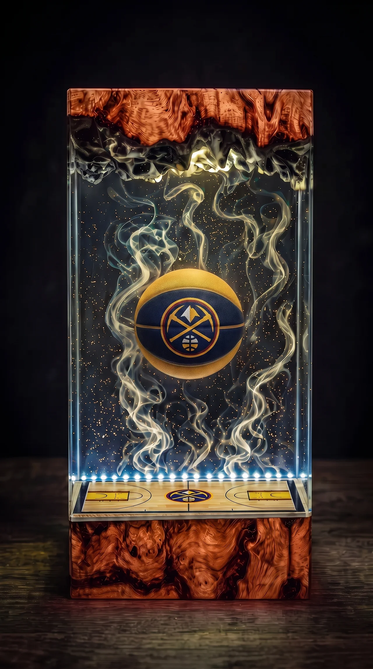 Denver Nuggets NBA Resin Lamp
