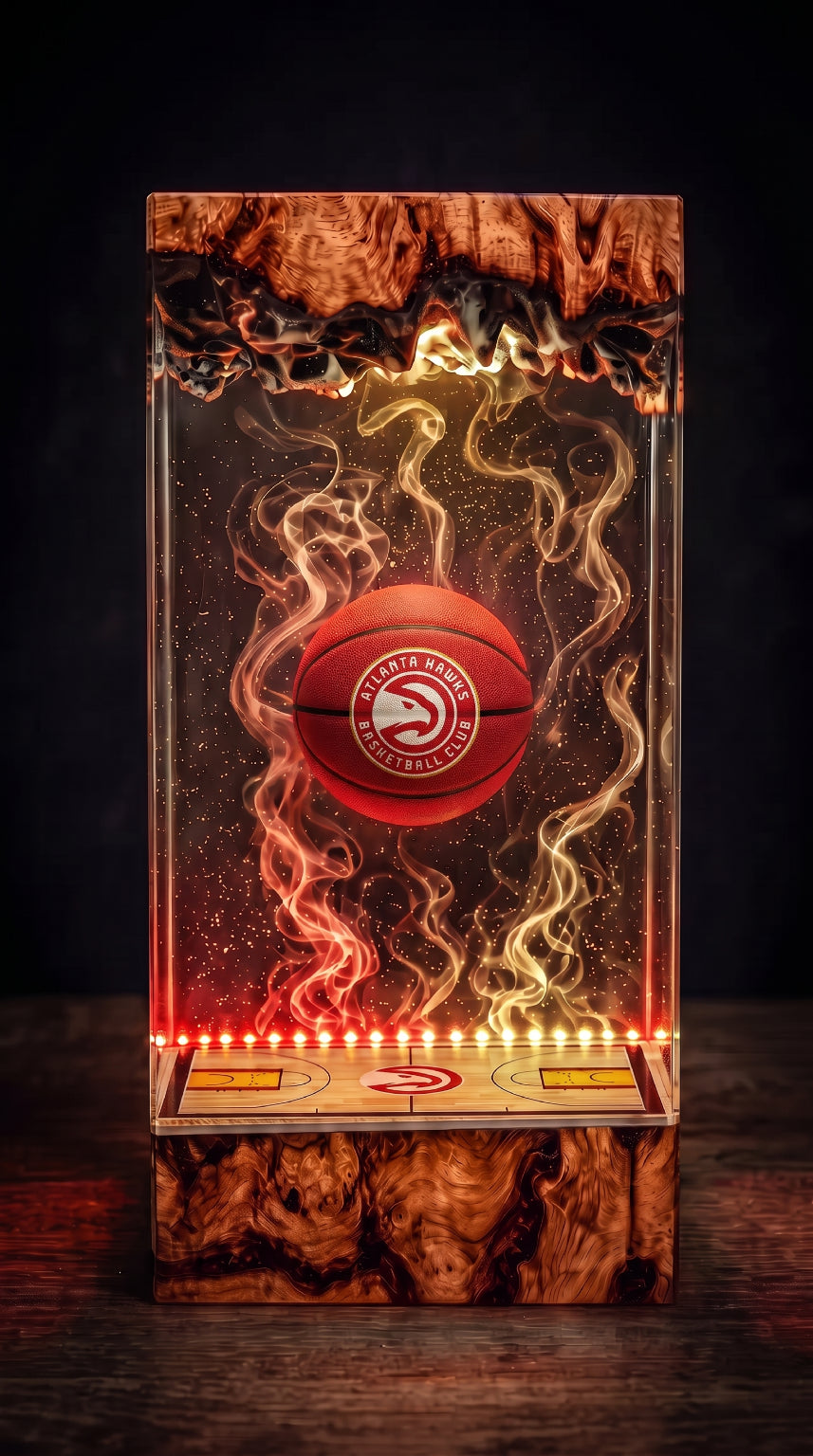 Atlanta Hawks Resin Lamp