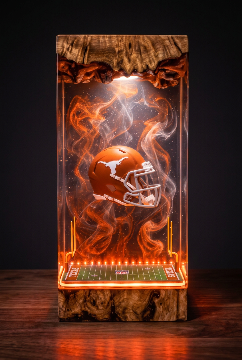 Texas Longhorns NCAA Resin Lamp