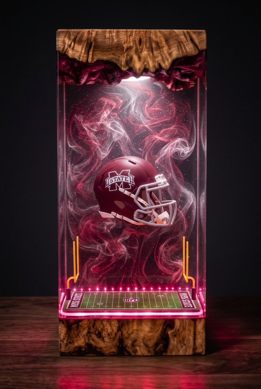 Mississippi State Bulldogs NCAA Resin Lamp