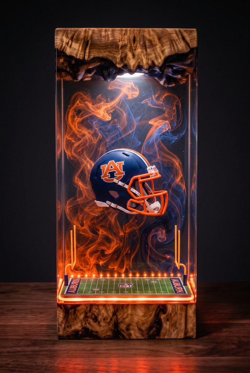 Auburn Tigers NCAA Resin Lamp