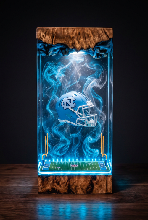 UNC Tar Heels NCAA Resin Lamp