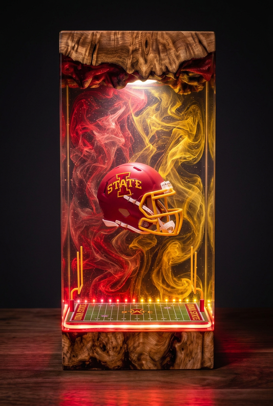 Iowa State Cyclones NCAA Resin Lamp