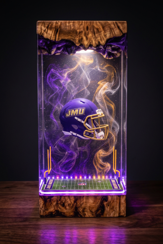 JMU Dukes NCAA Resin Lamp