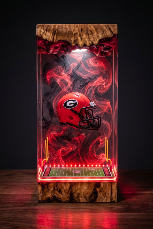 Georgia Bulldogs NCAA Resin Lamp