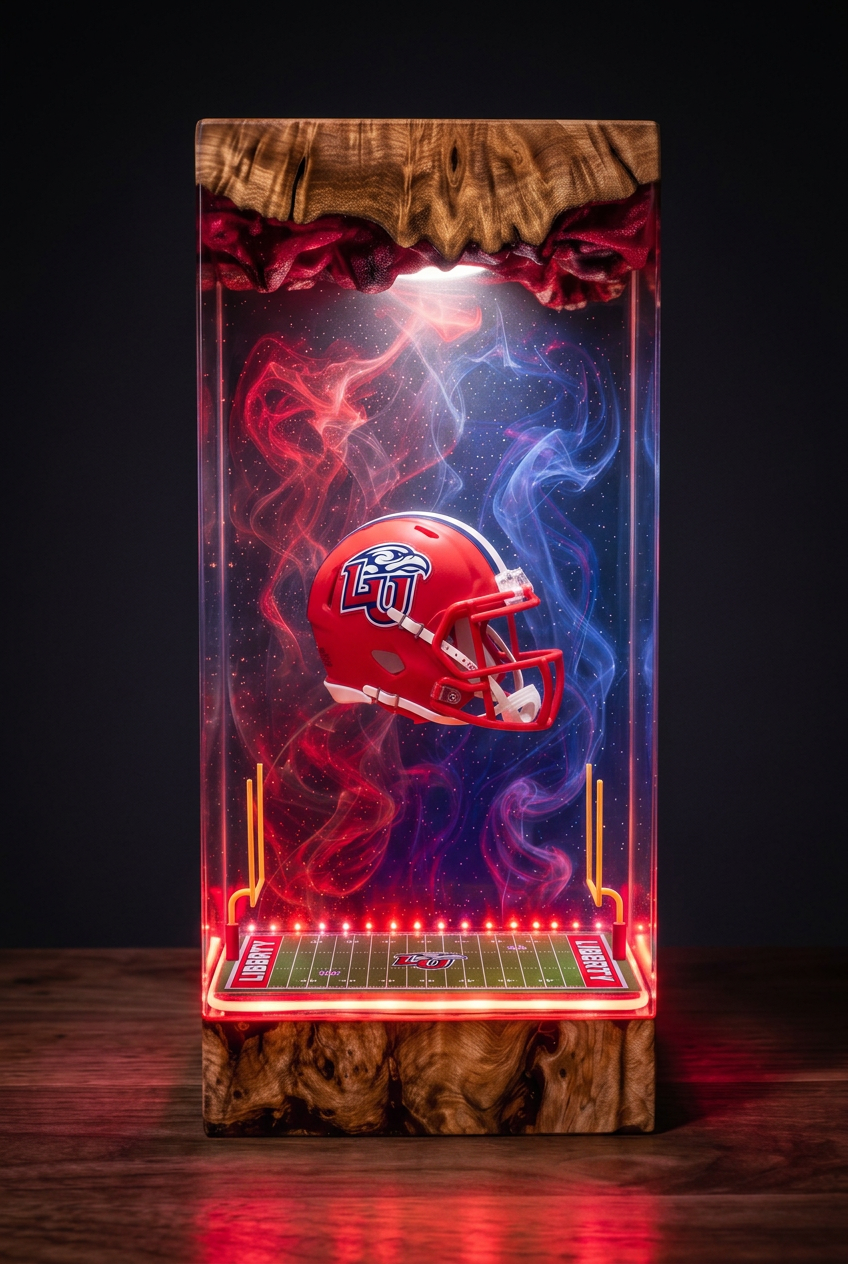 Liberty Flames NCAA Resin Lamp