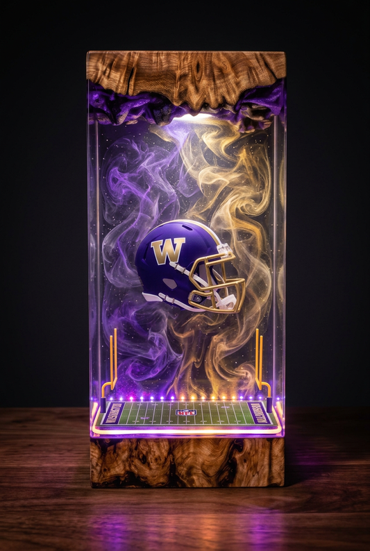 Washington Huskies NCAA Resin Lamp