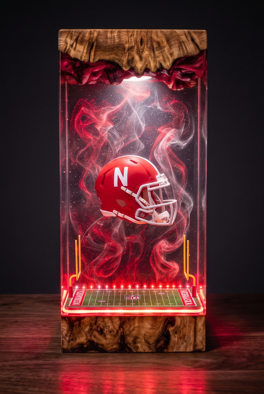 Nebraska Cornhuskers NCAA Resin Lamp