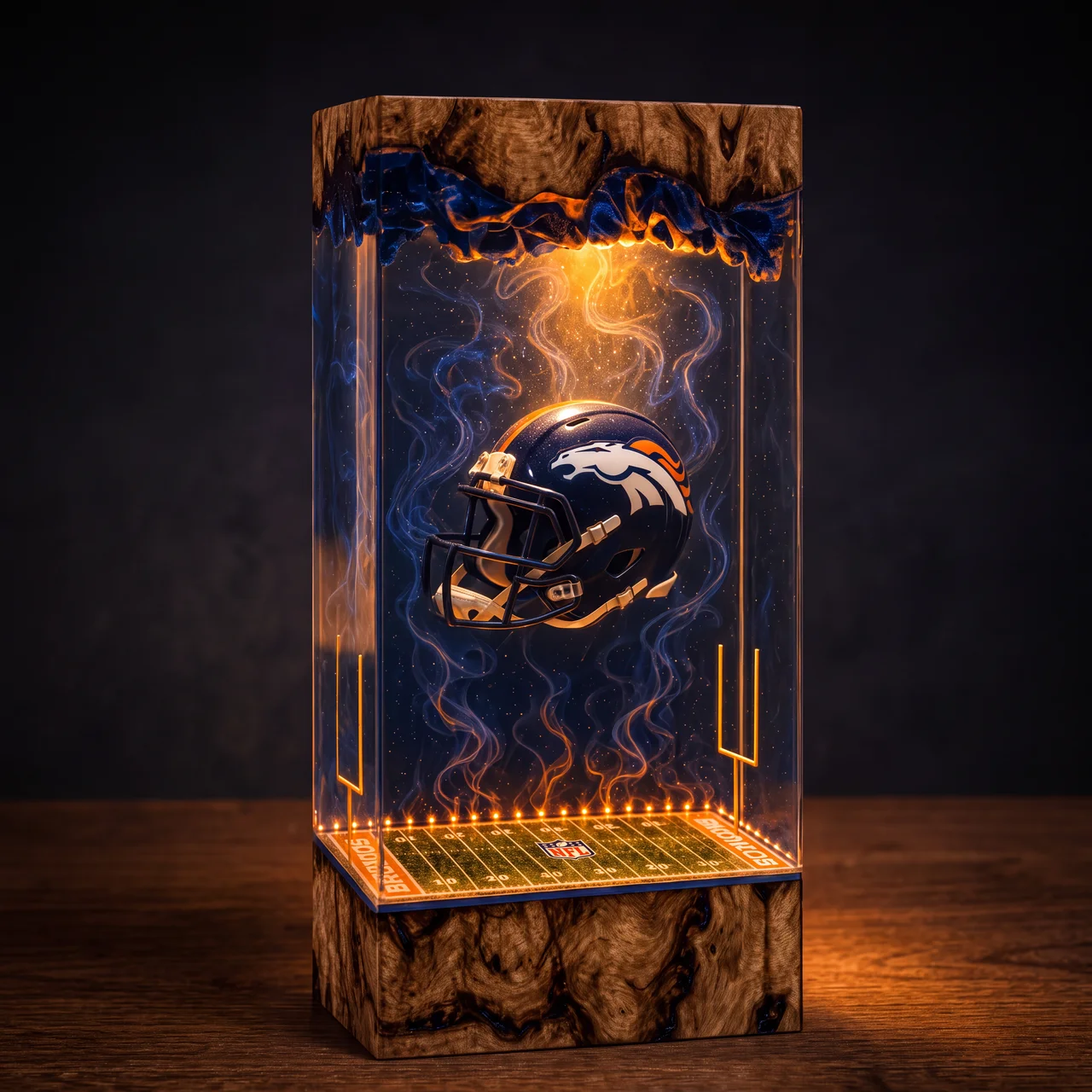 Denver Broncos NFL Resin Lamp