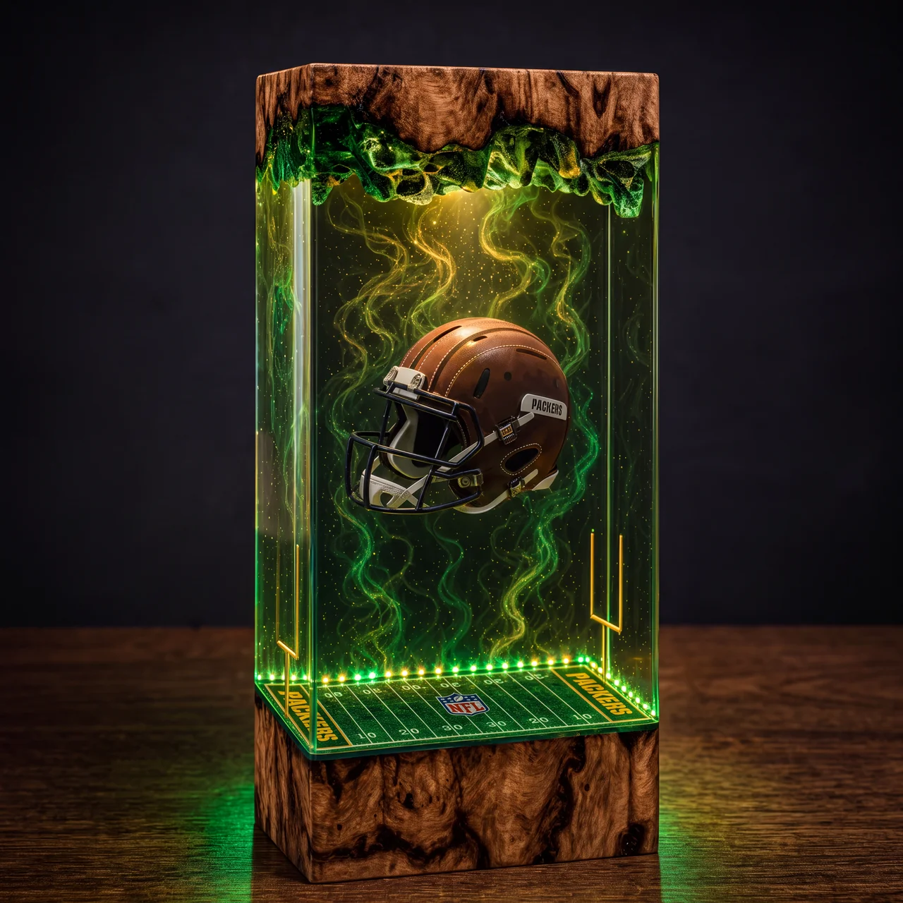 Green Bay Packers NFL Resin Lamp