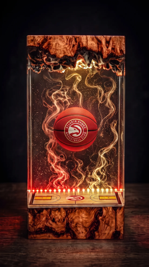 Atlanta Hawks NBA Resin Lamp