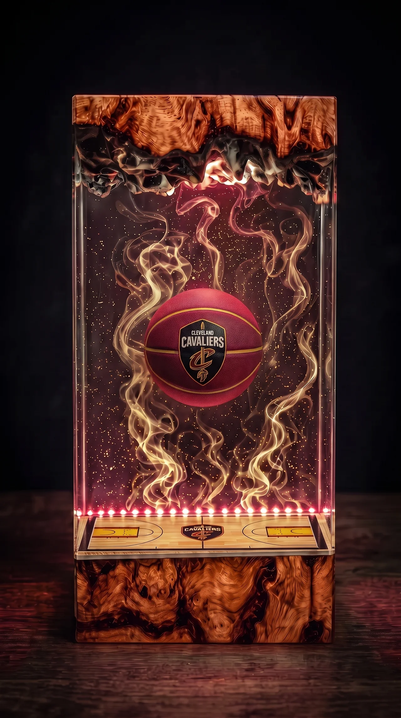 Cleveland Cavaliers NBA Resin Lamp