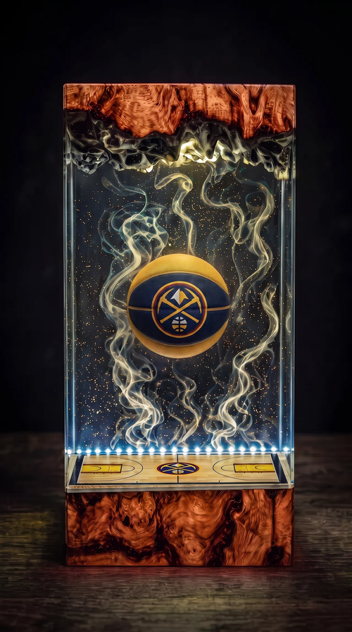 Denver Nuggets NBA Resin Lamp
