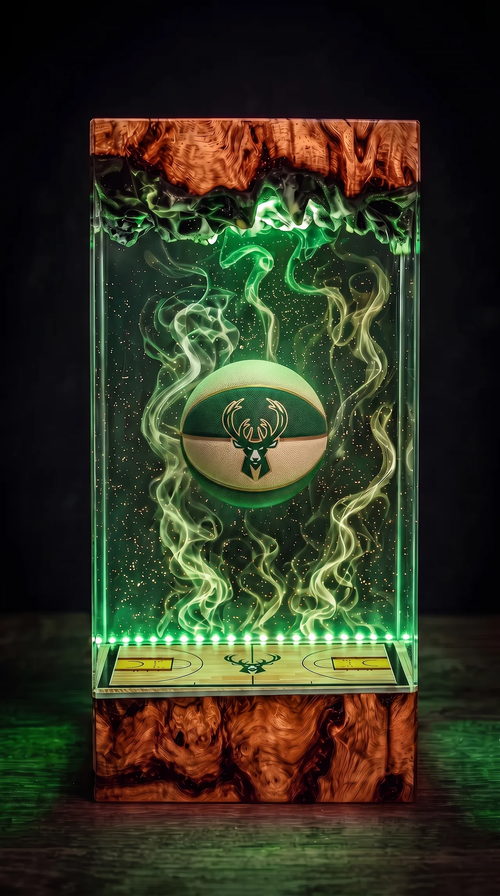 Milwaukee Bucks NBA Resin Lamp